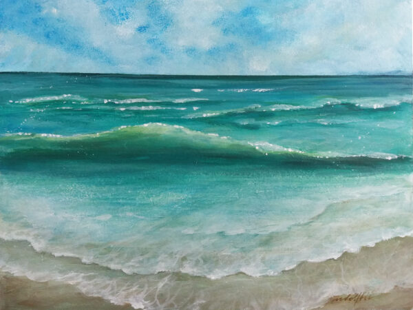 Crashing Waves - Original Acrylic Painting