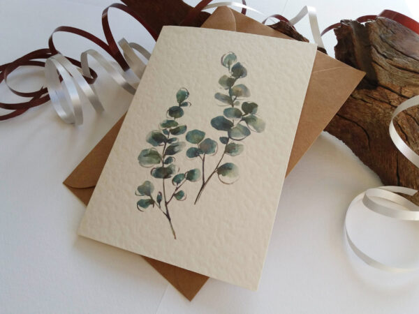 Eucalyptus Botanical Card by Owie's ART
