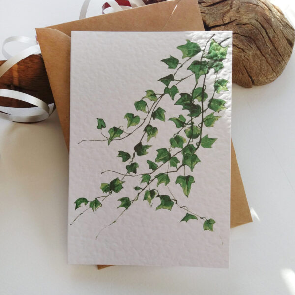 Ivy Botanical Card by Owie's ART