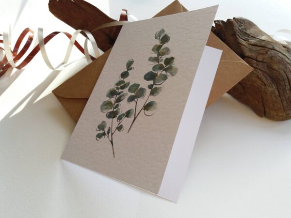 Eucalyptus Botanical Card by Owie's ART