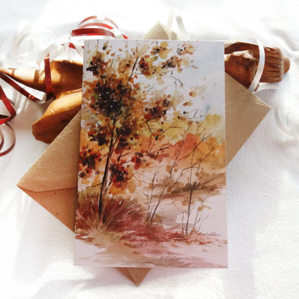 Autumn Landscape Card - by Owie's ART