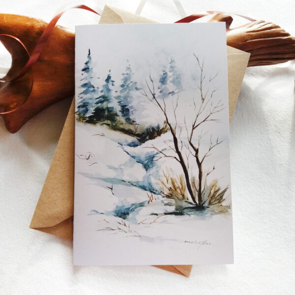 Winter Landscape Card - by Owie's ART