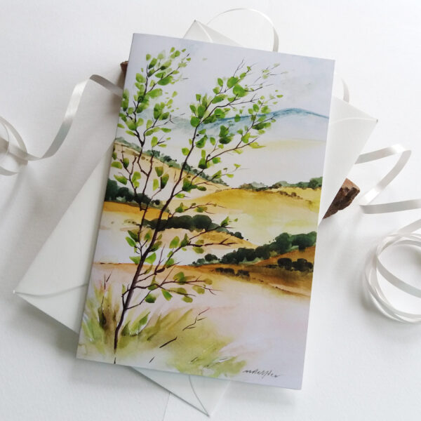 Summer Landscape Card - by Owie's ART