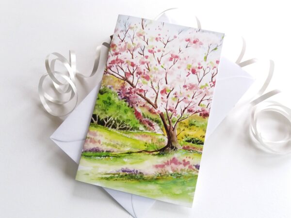 Spring Blossom Tree Card - by Owie's ART