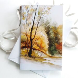 Autumn Forest Card - by Owie's ART