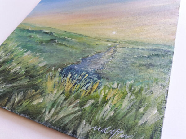 Field Sunrise - Acrylic on flat canvas