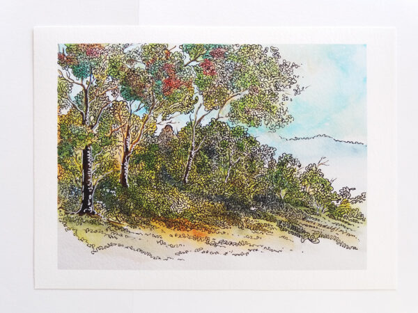 Row of Trees Art Print - Owie's ART