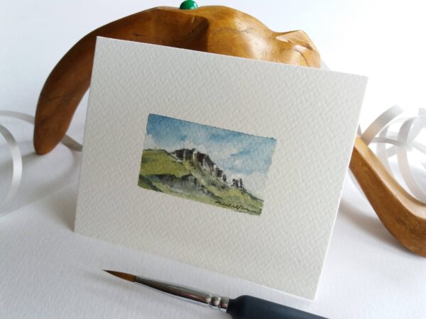 Miniature Painting - Isle of Skye, Scotland - by Owie's ART