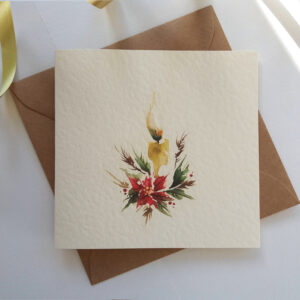 Candle Light Christmas Card - Card by Owie's ART
